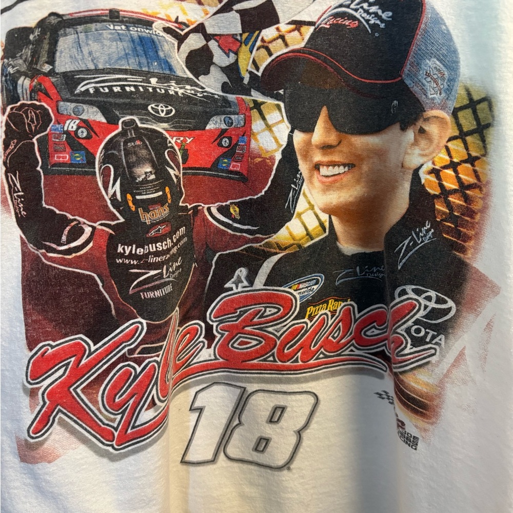 Chase Authentics White T-shirt with Multicolor Logo